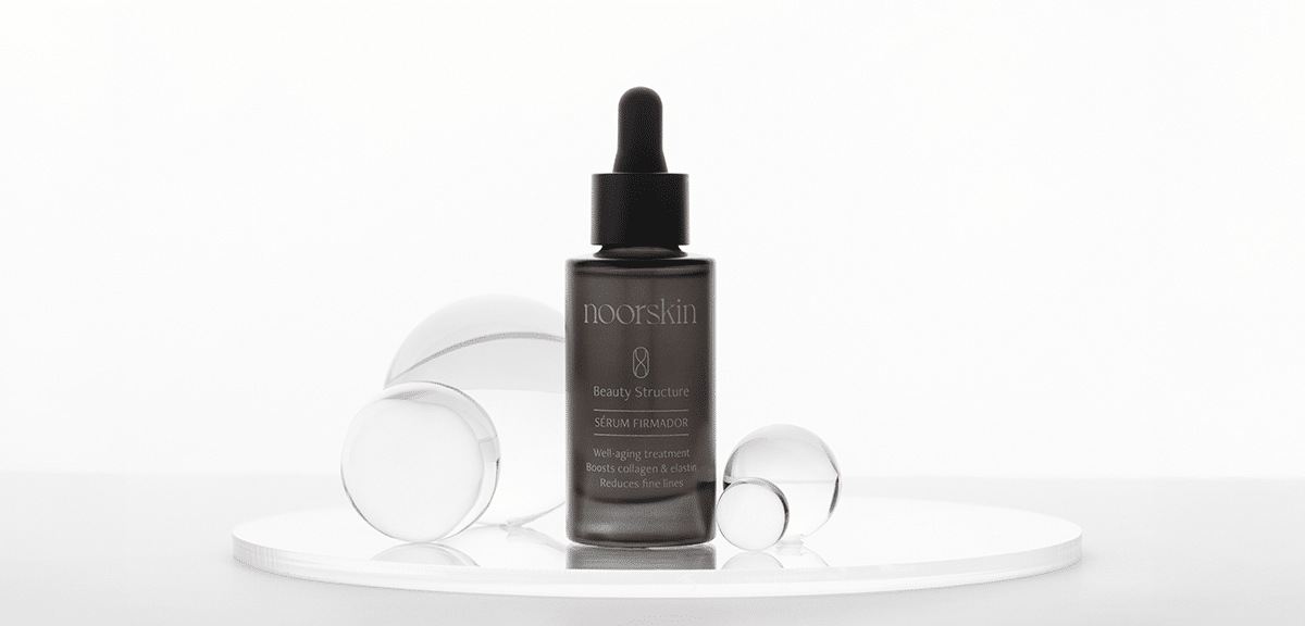 Imagem do Beauty Structure, o sérum firmador da Noorskin que contém o ativo Skinectura.