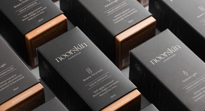 foto da embalagem do sérum firmador da noorskin
